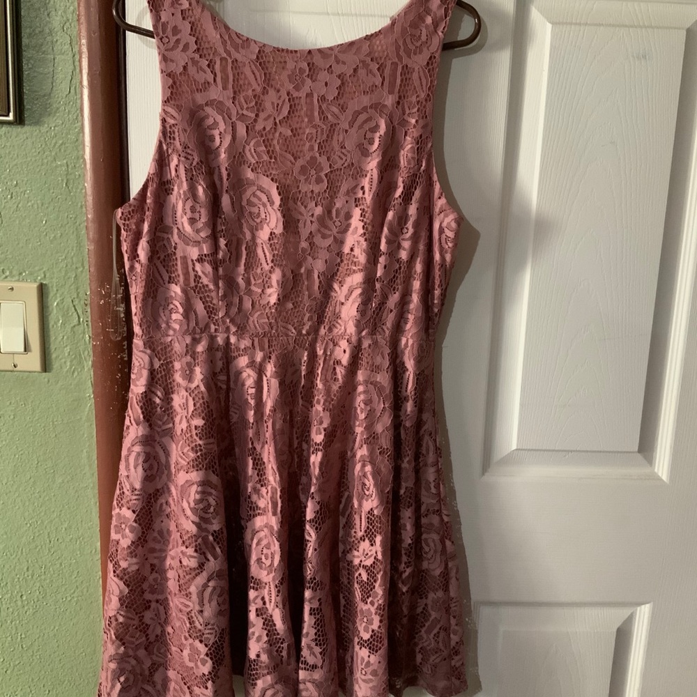 Pink short dress